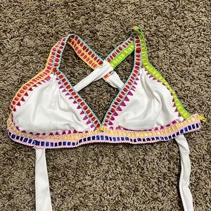 Bar lll crochet colorful top. (have matching bottoms listed) Size: M